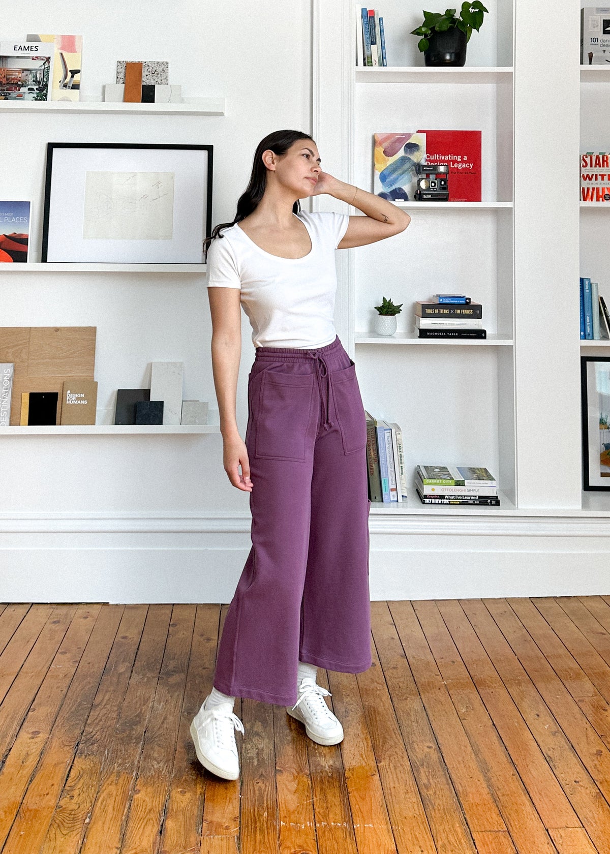 ASOS DESIGN tapered cargo pants in purple | ASOS