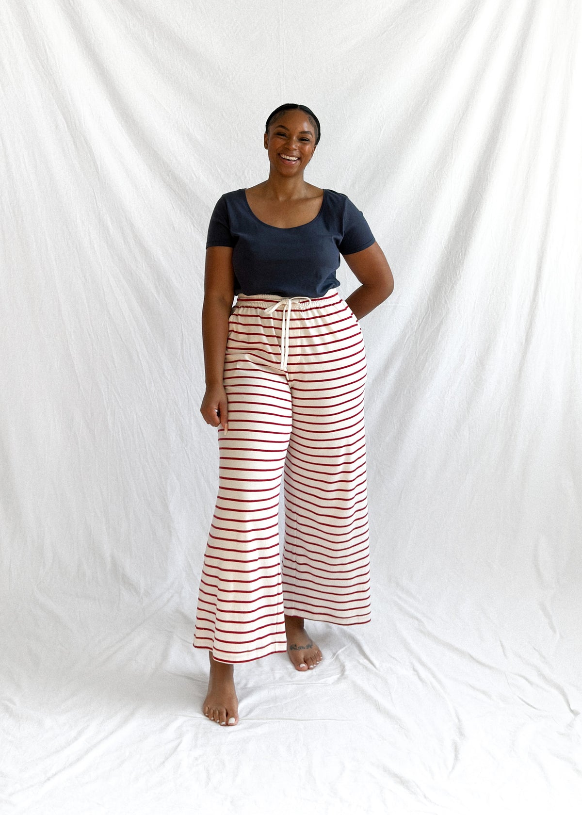 Sleep Pant Berry Stripe