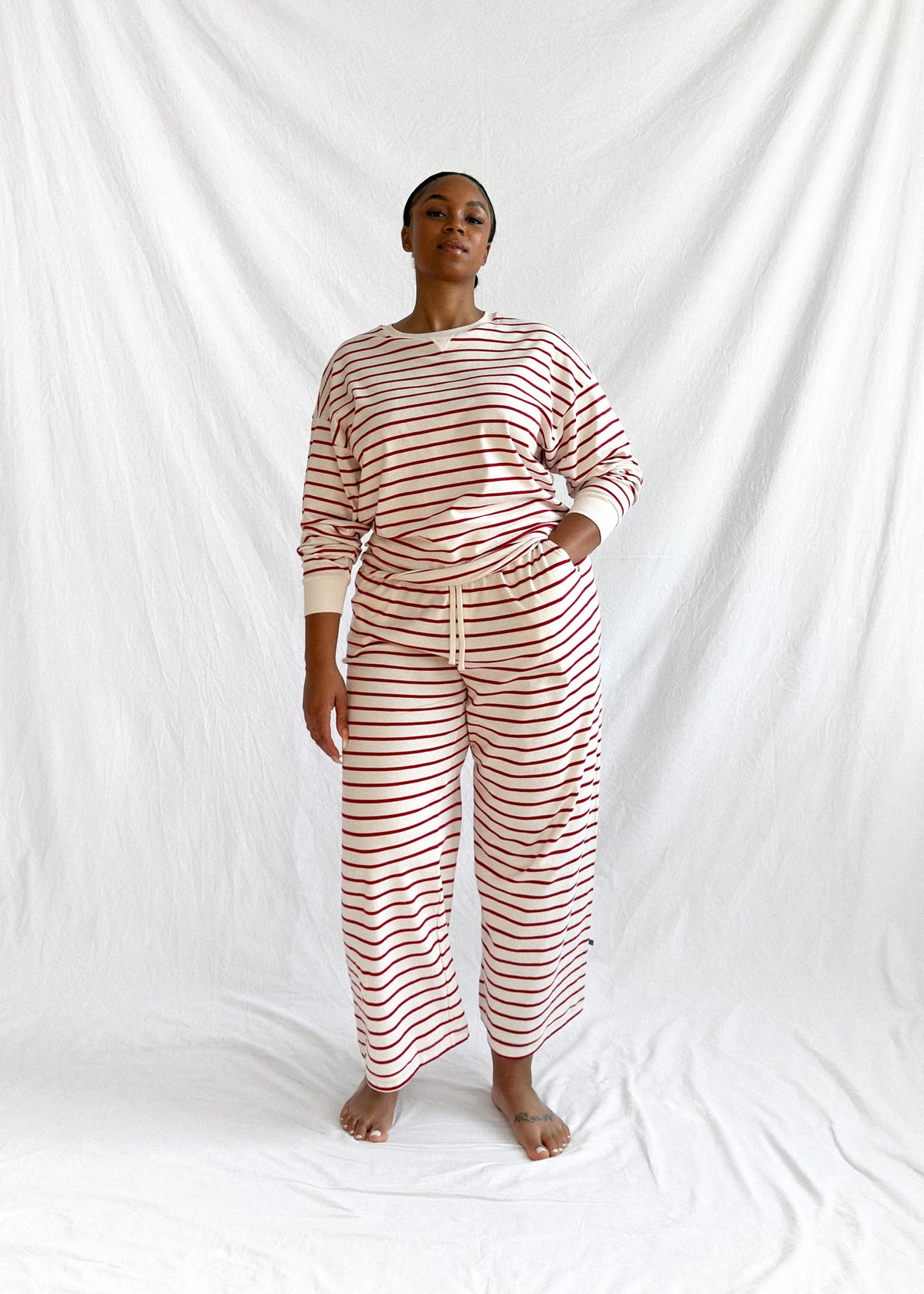 Sleep Pant Berry Stripe