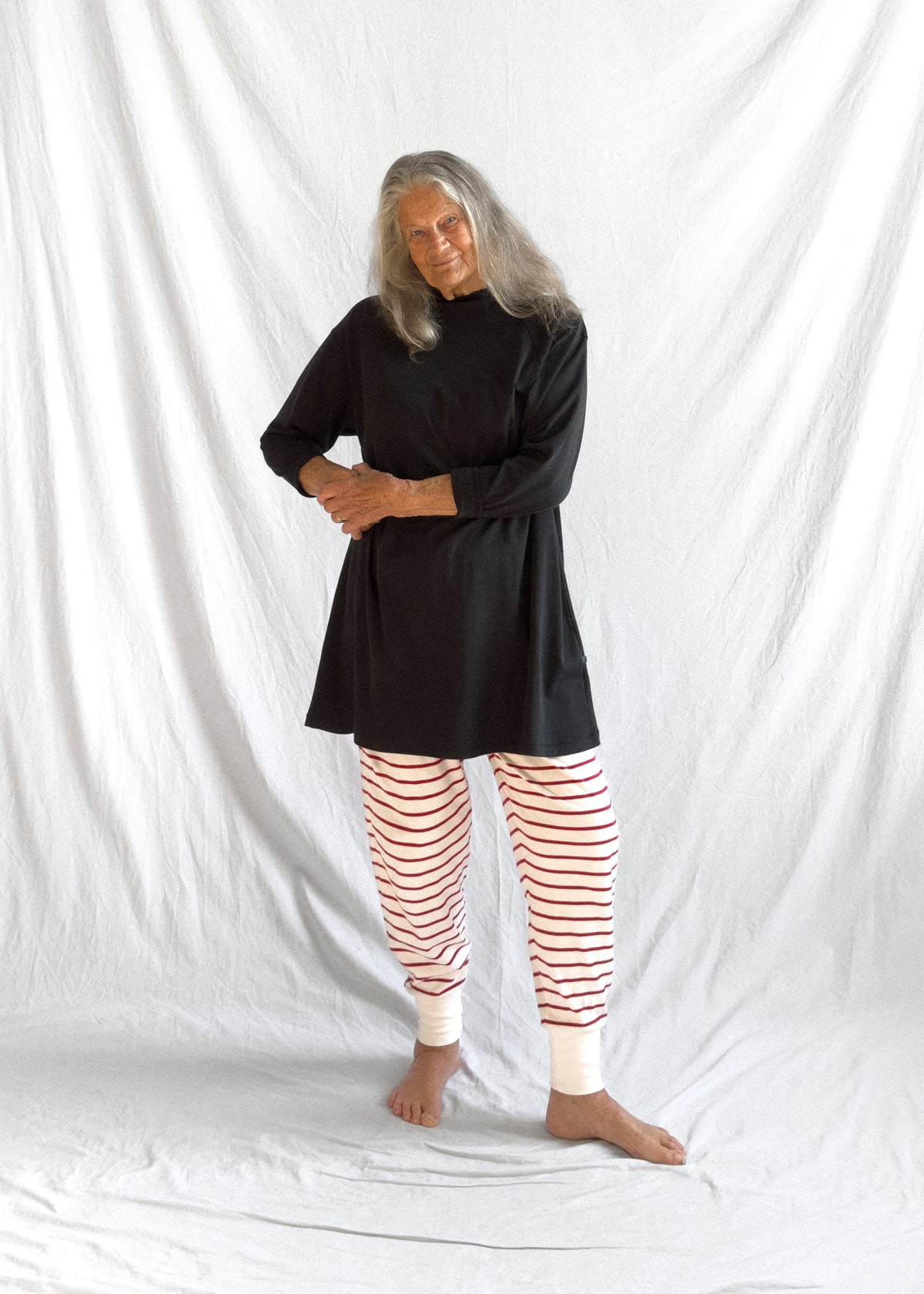 Luxe Pant Berry Stripe