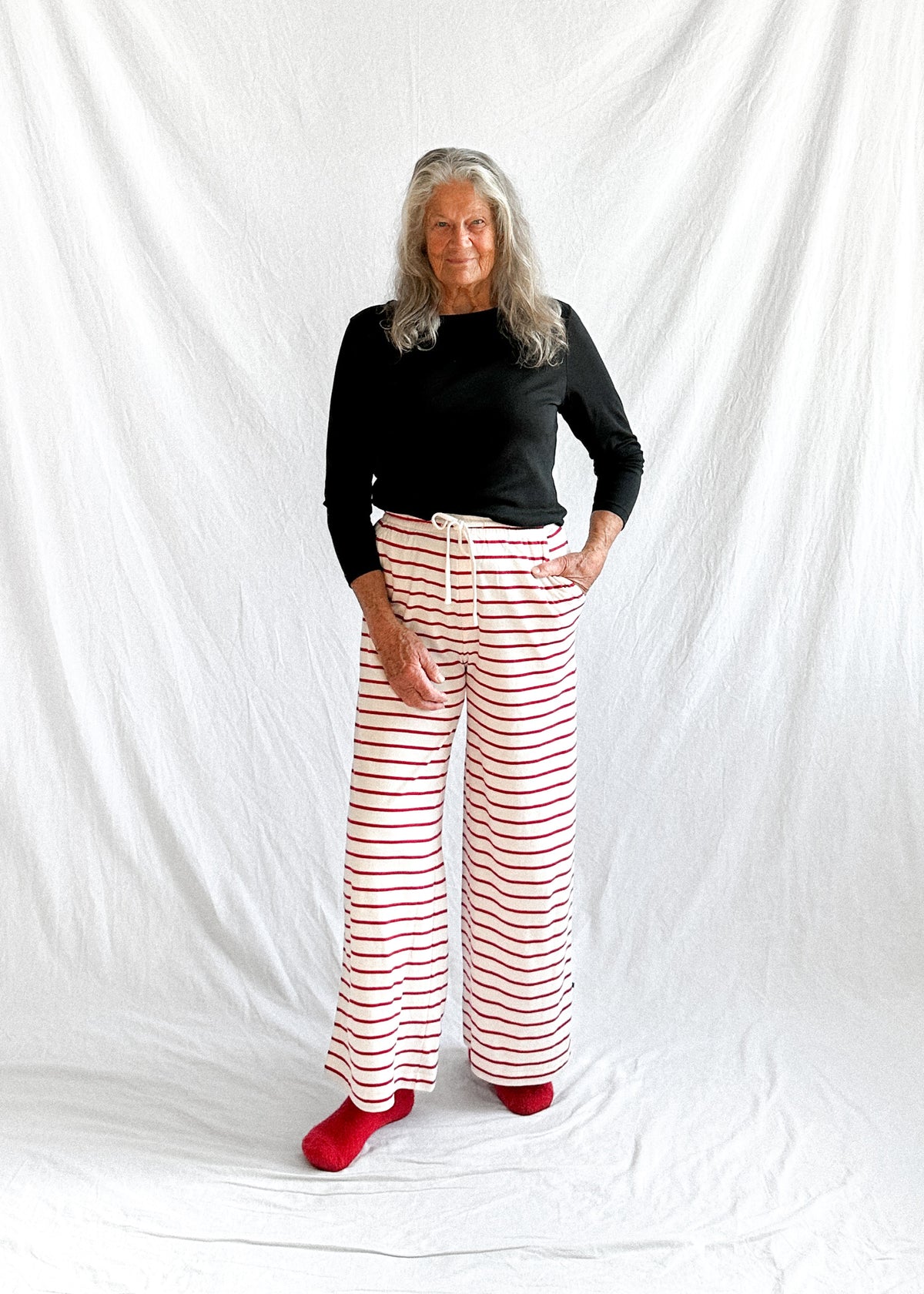Sleep Pant Berry Stripe