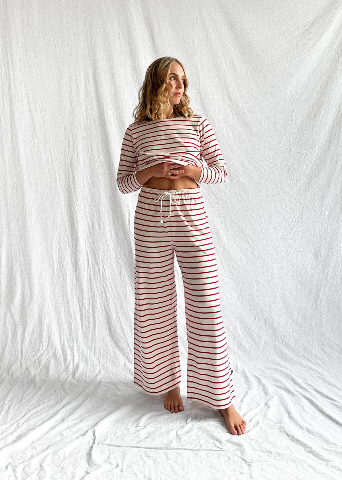 Sleep Pant Berry Stripe