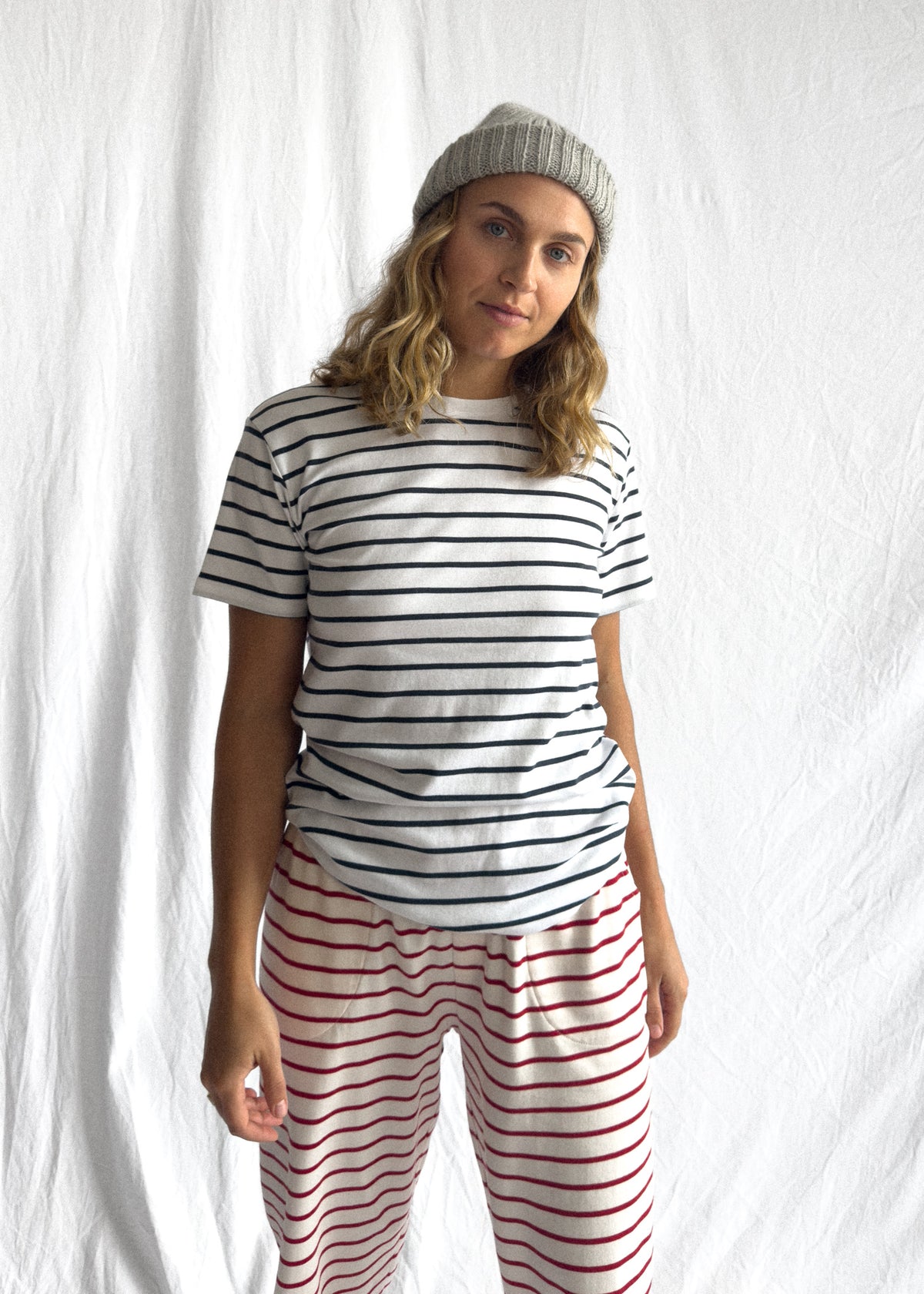 Classic Crew Deep Sea Stripe