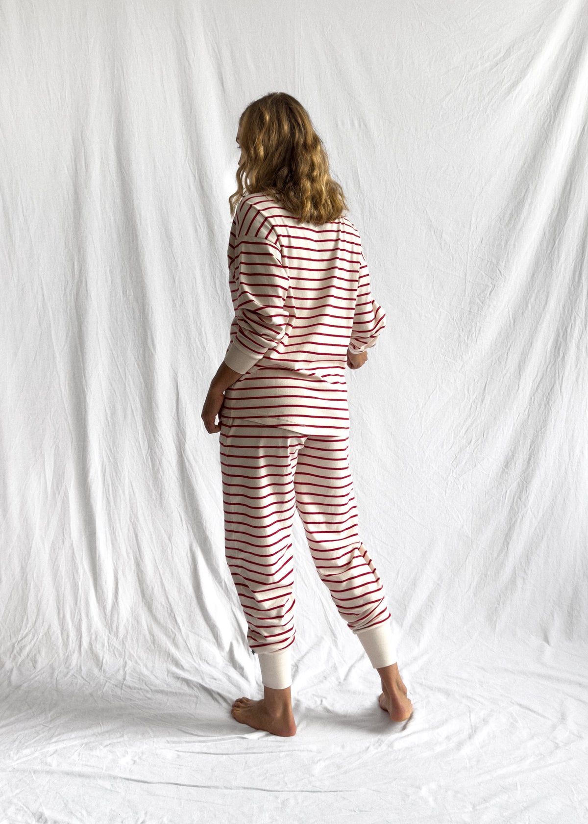 Luxe Pant Berry Stripe