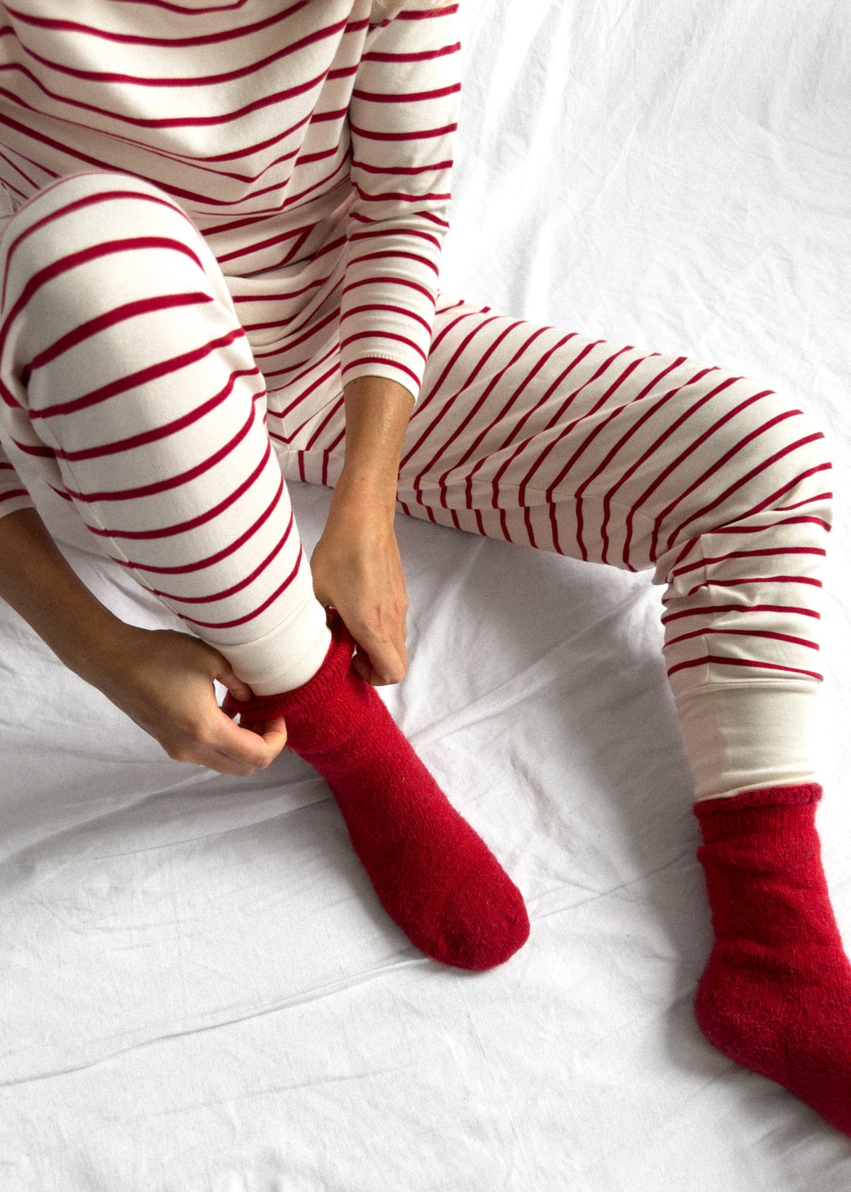 Luxe Pant Berry Stripe