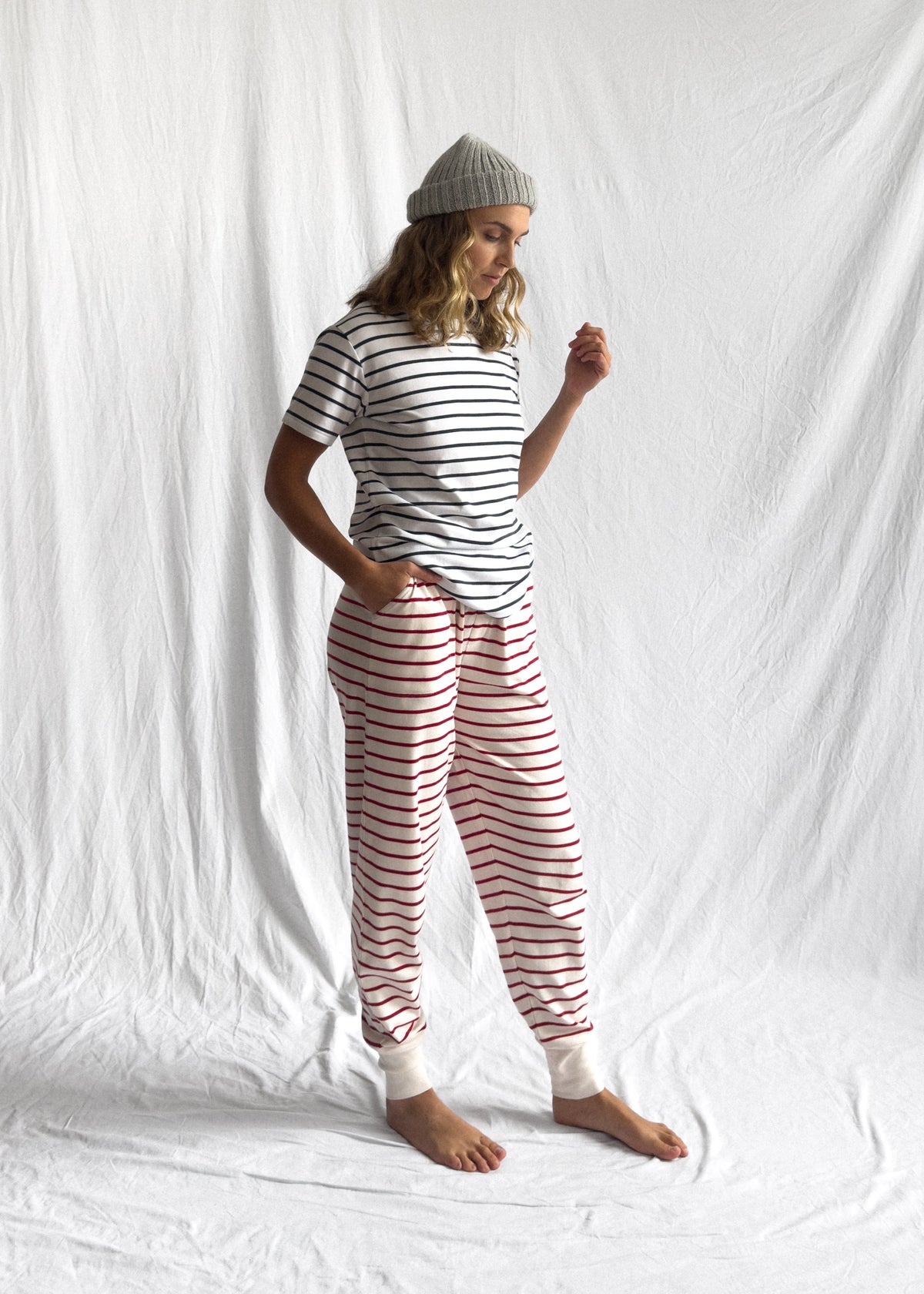 Classic Crew Deep Sea Stripe