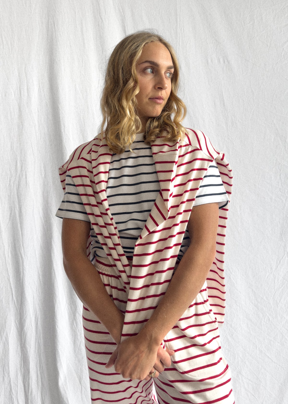 Classic Crew Deep Sea Stripe