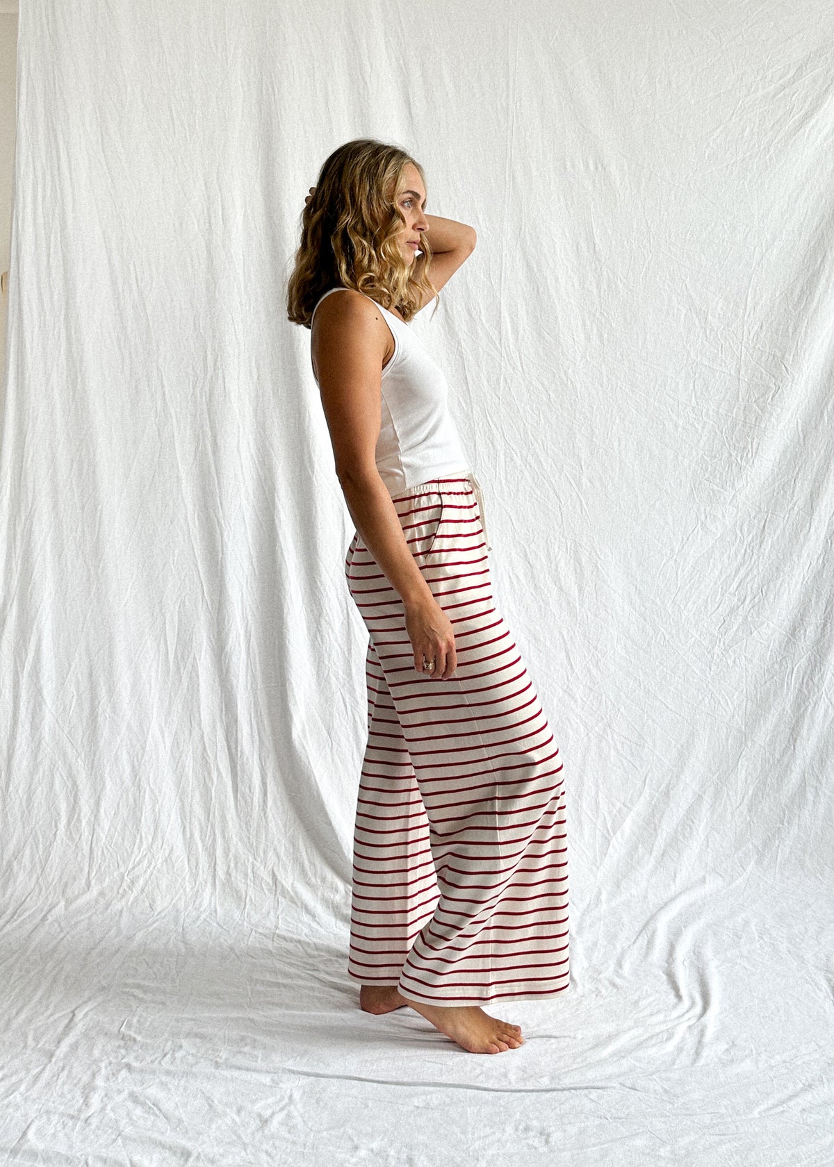 Sleep Pant Berry Stripe