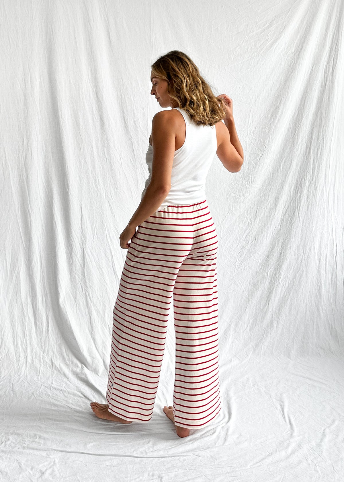 Sleep Pant Berry Stripe
