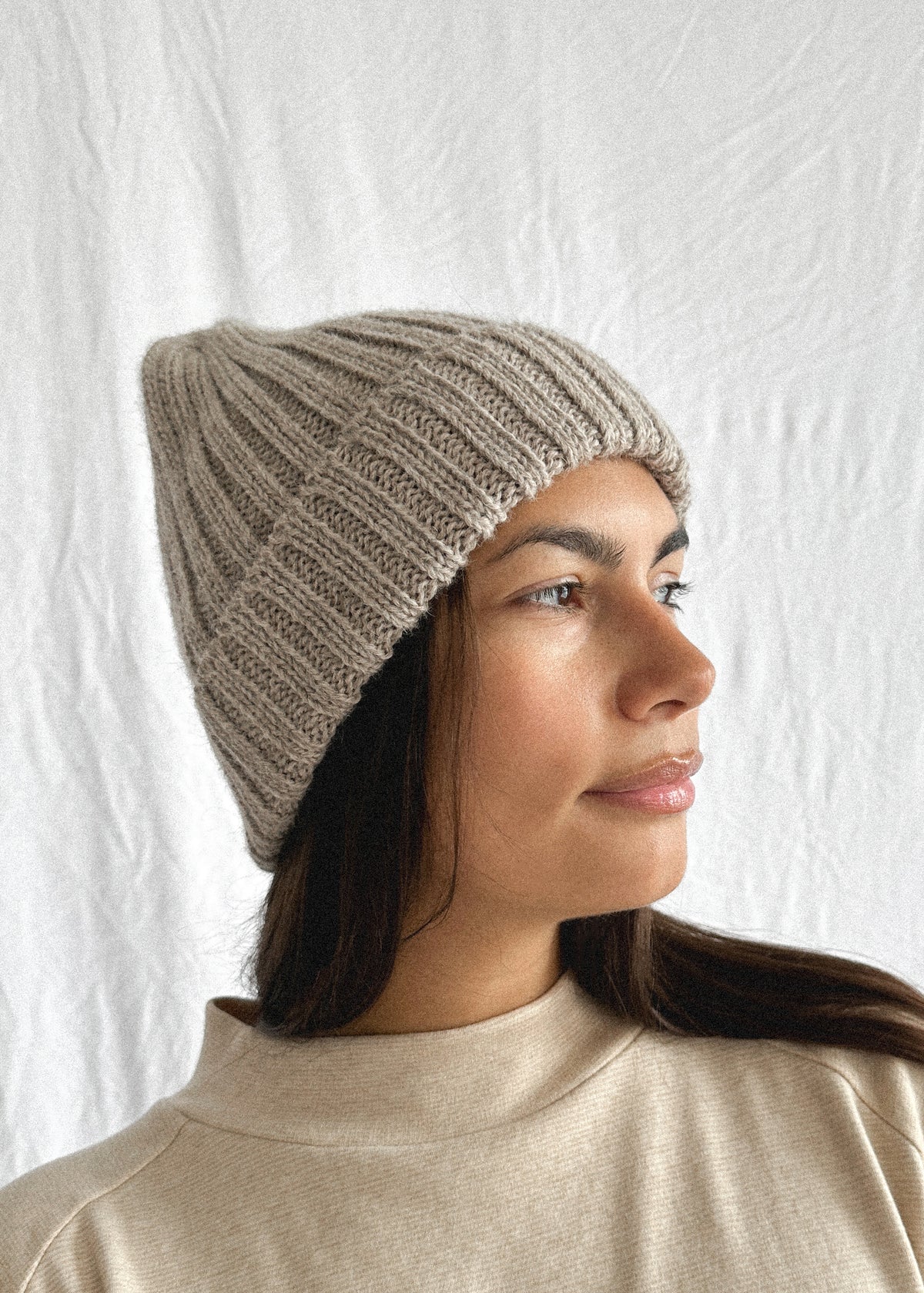 Alpaca Beanie Oatmeal