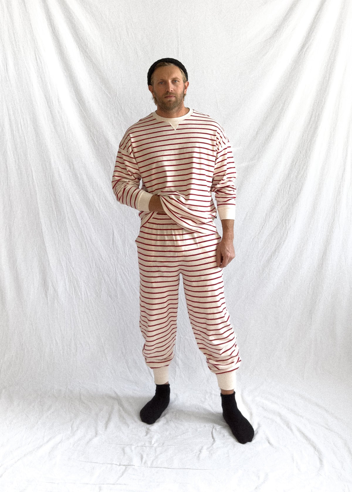 Luxe Pant Berry Stripe
