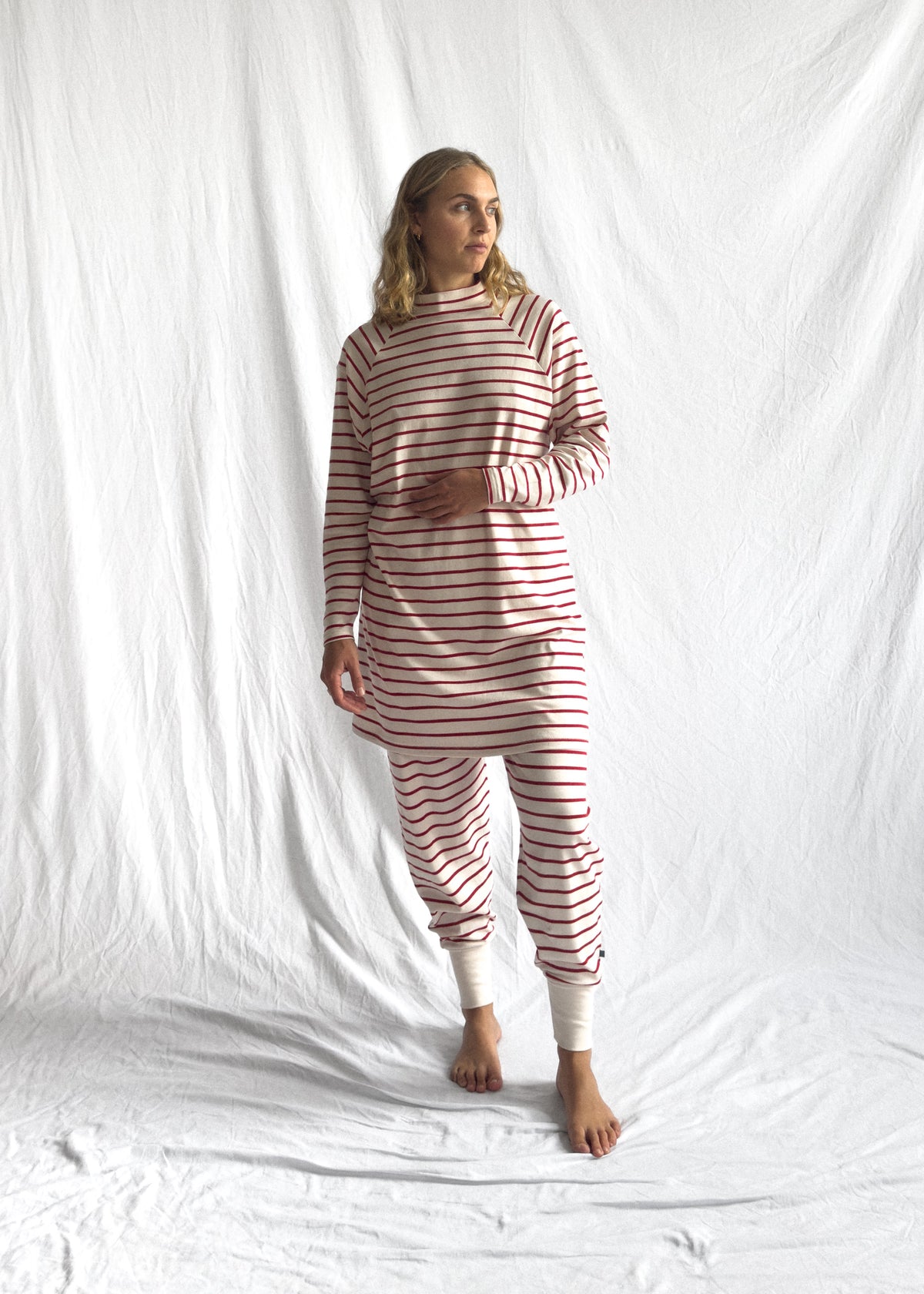 Luxe Pant Berry Stripe