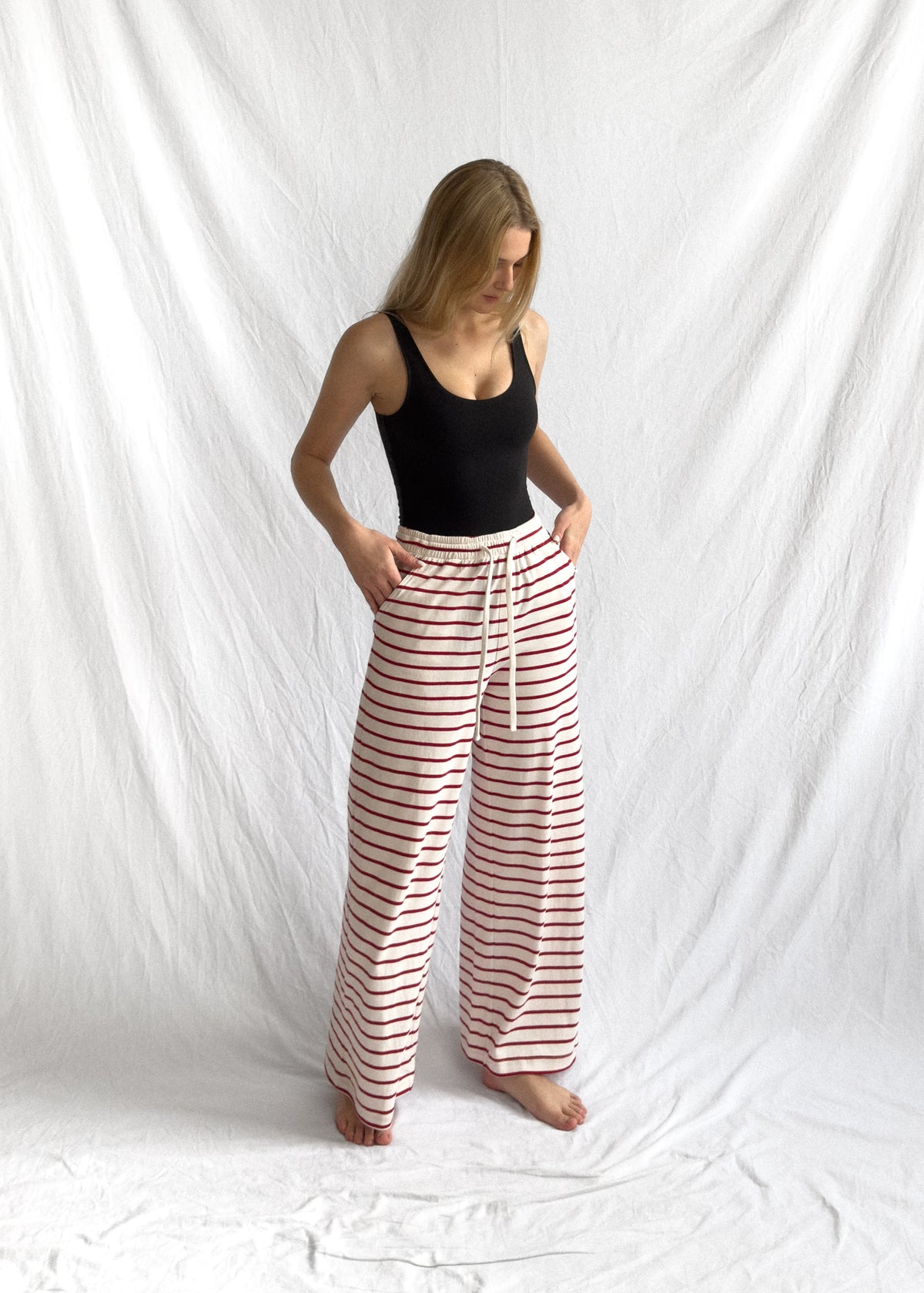 Sleep Pant Berry Stripe
