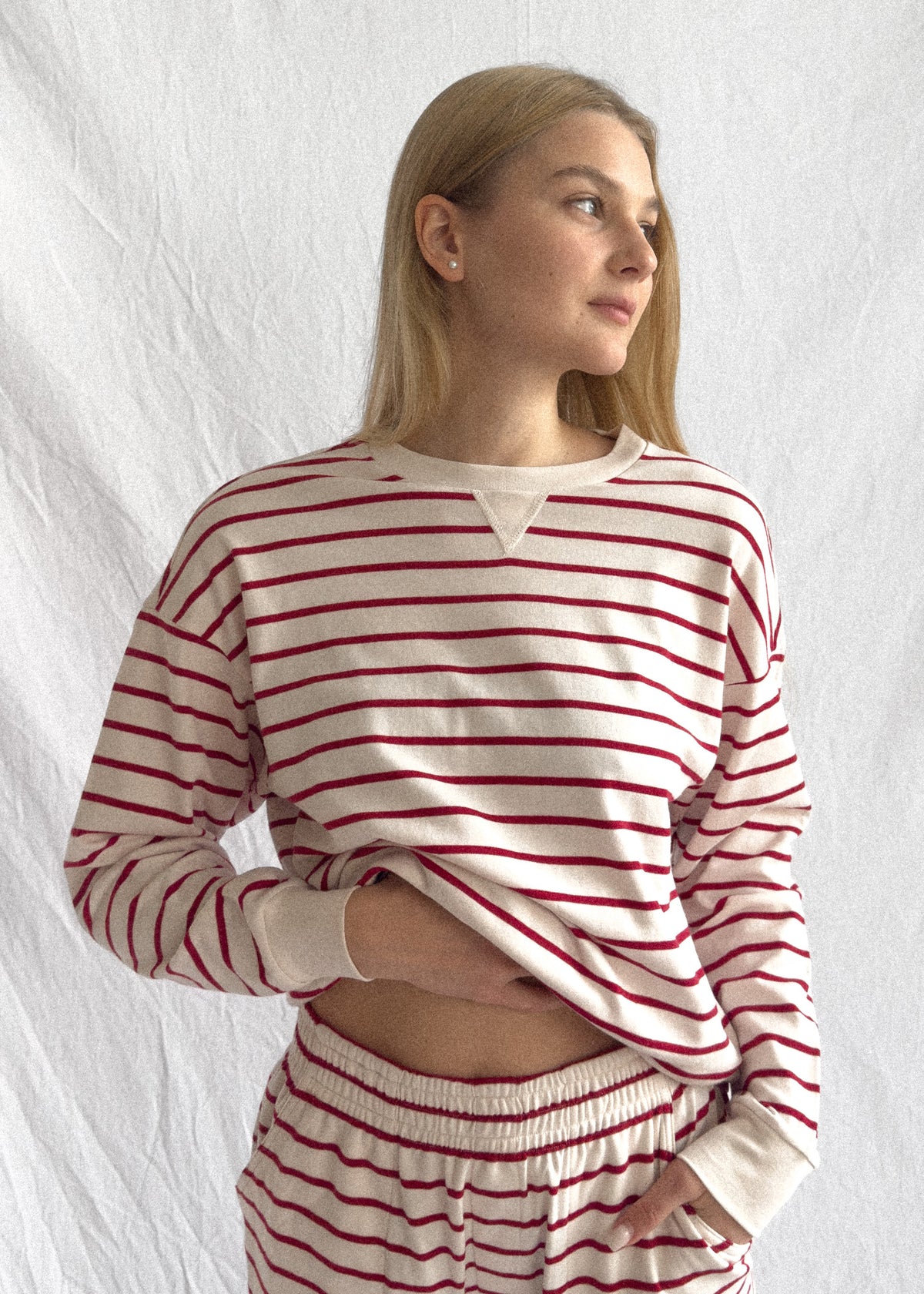 Cloud Crew Berry Stripe