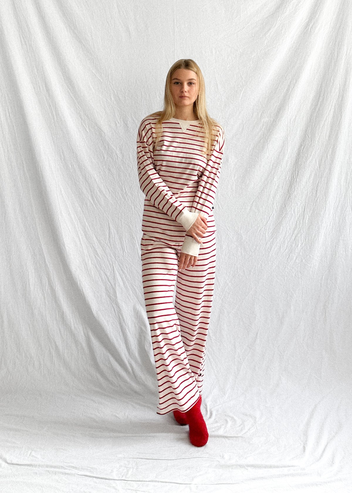 Sleep Pant Berry Stripe
