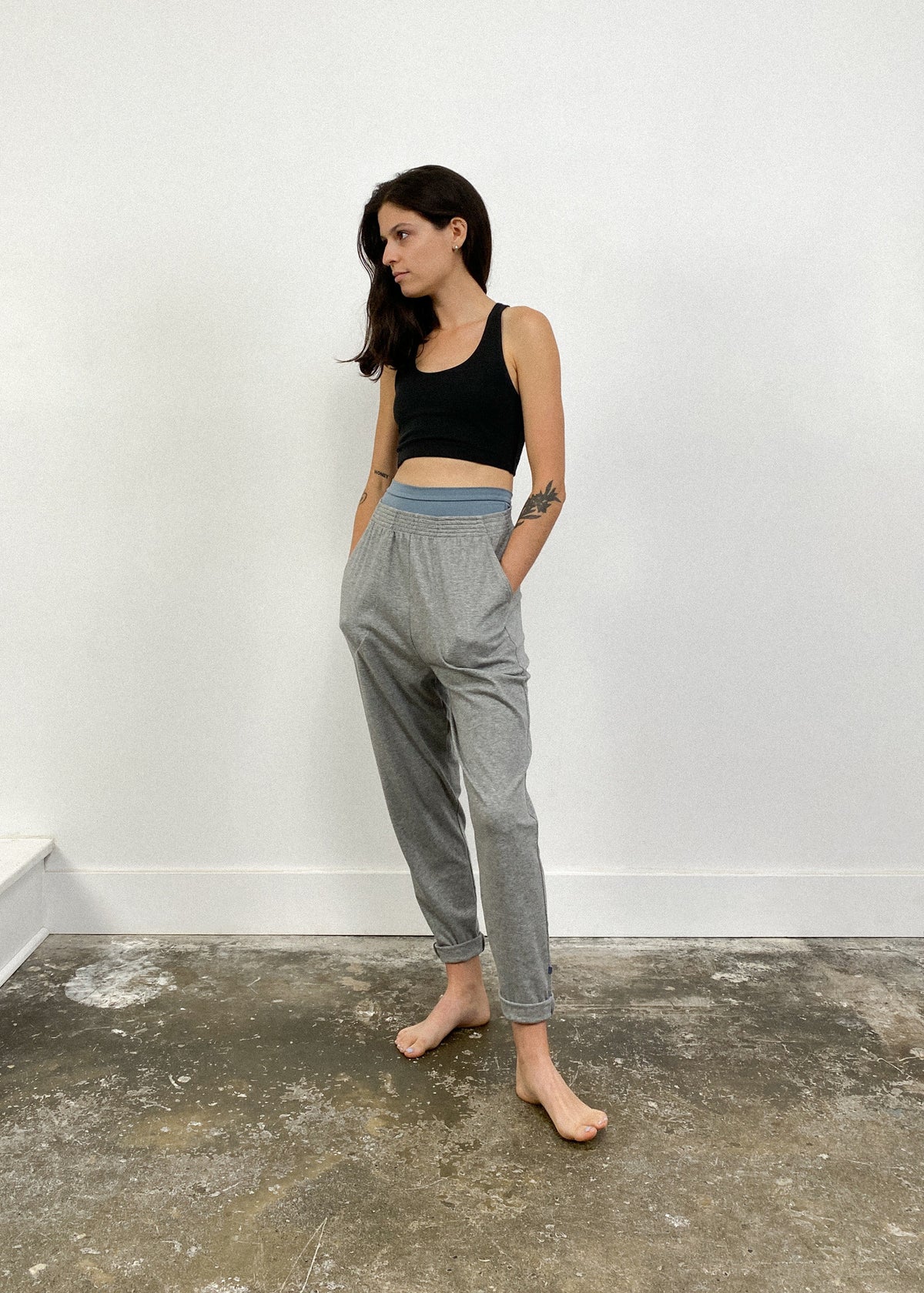 Racerback Bra Coal