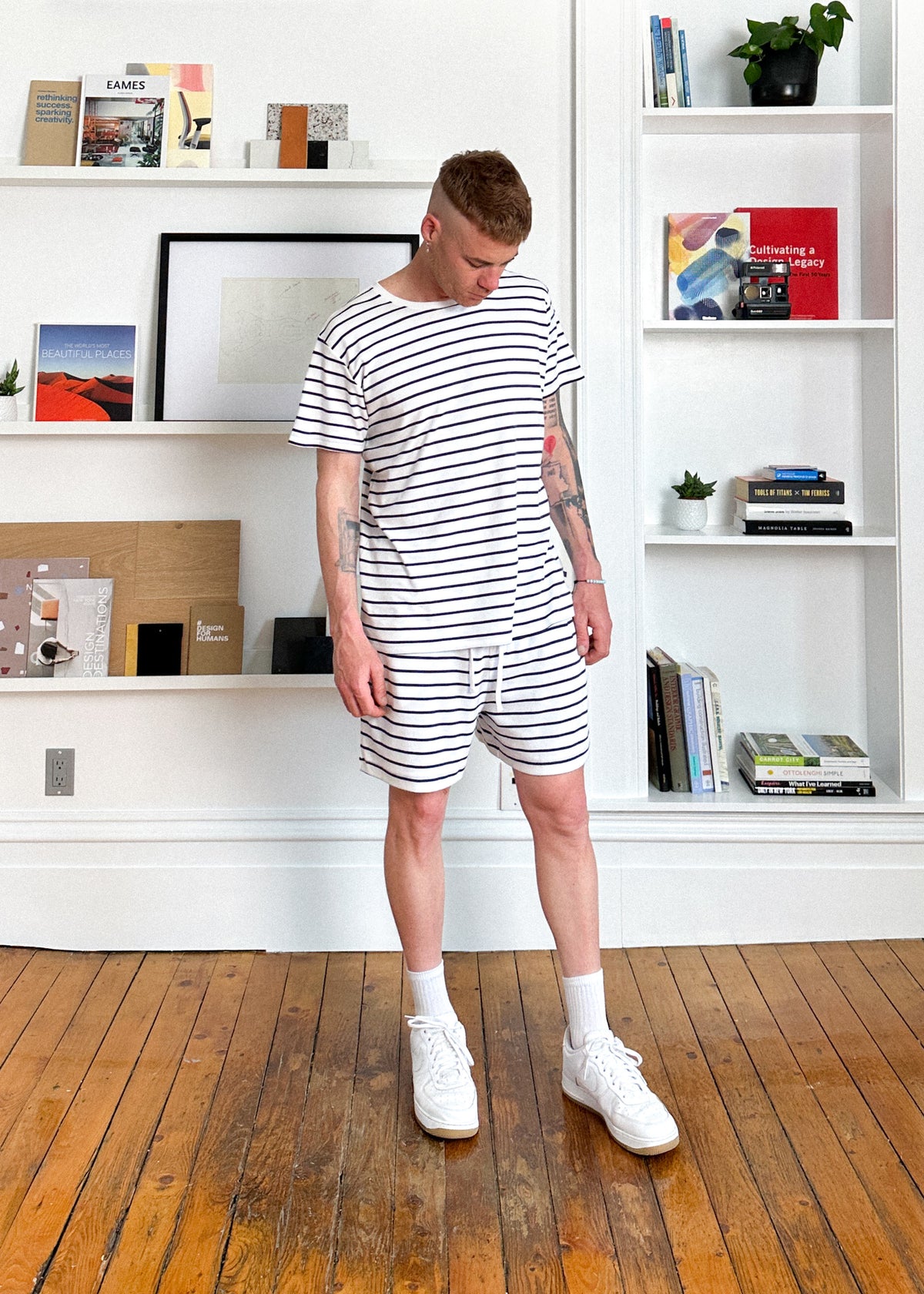 Classic Crew Deep Sea Stripe