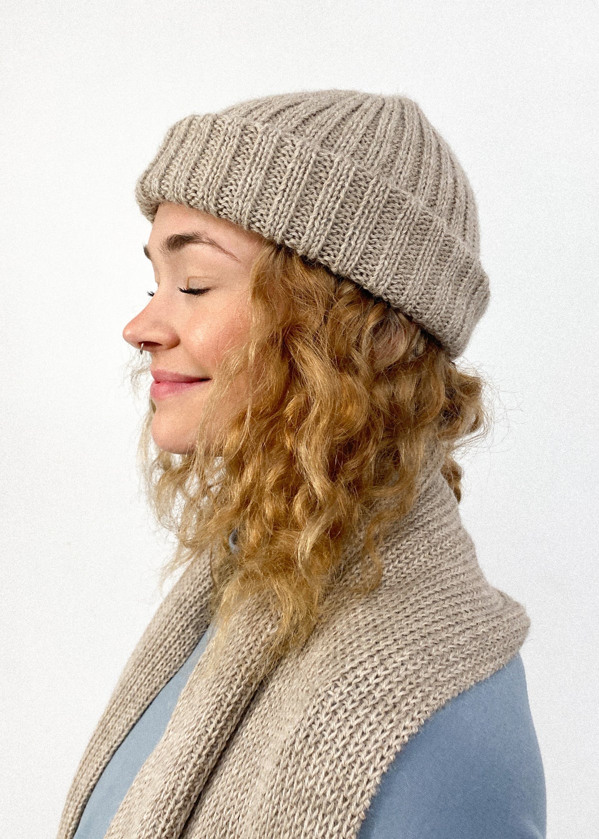 Alpaca Beanie Oatmeal