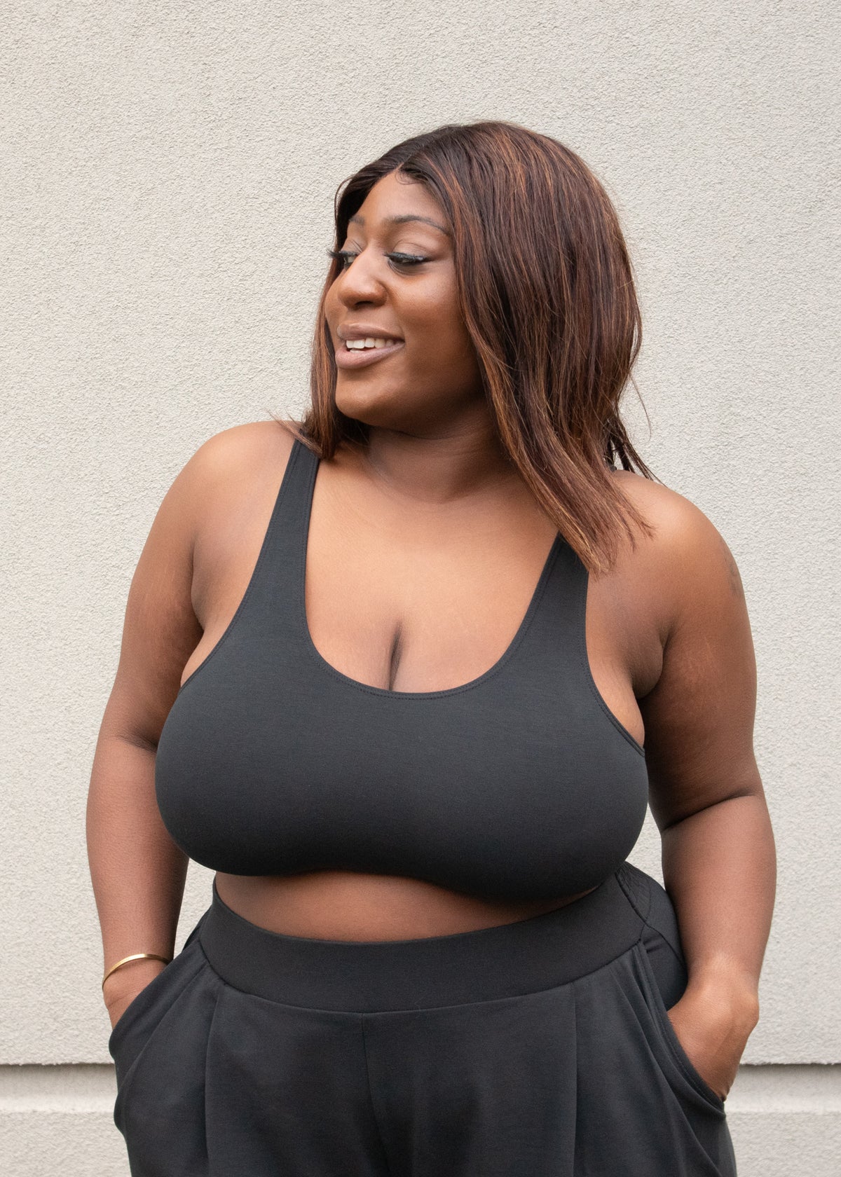 Tank Bra Coal
